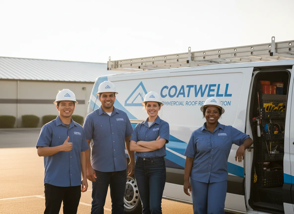 Commercial roof coating company in Hope, IN